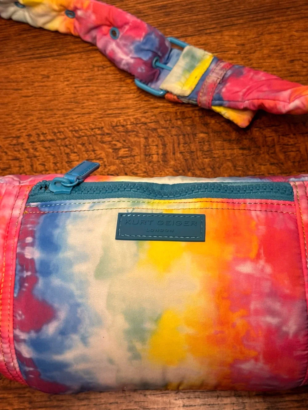 Kurt Geiger London Glasto Tie-Dye Belt Bag/Fanny Pack EUC - Picture 7 of 13